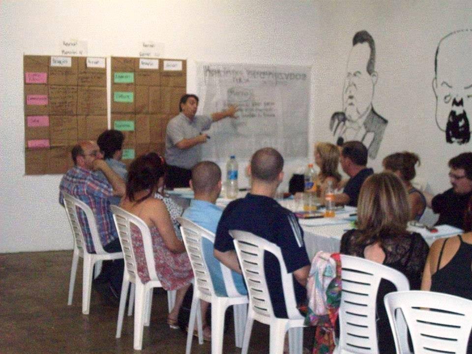 Eduardo Merodio facilitando un proceso de planificación