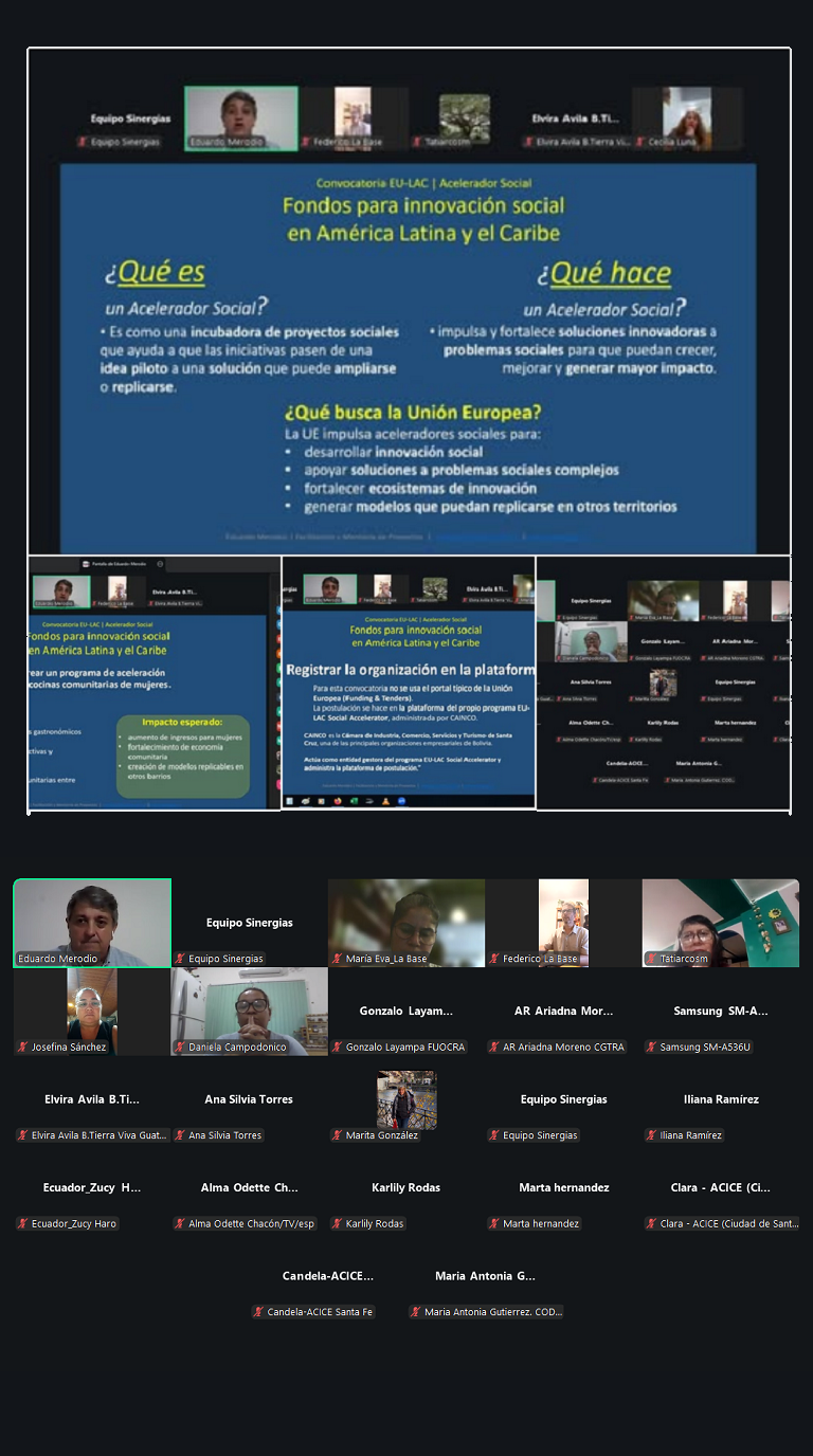 Última facilitación en línea - Proyecto Cambiotec|UBATEC